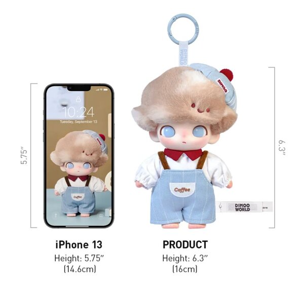 Pop Mart DIMOO Crush on Coffee Series-Vinyl Plush Pendant - Picture 3 of 3